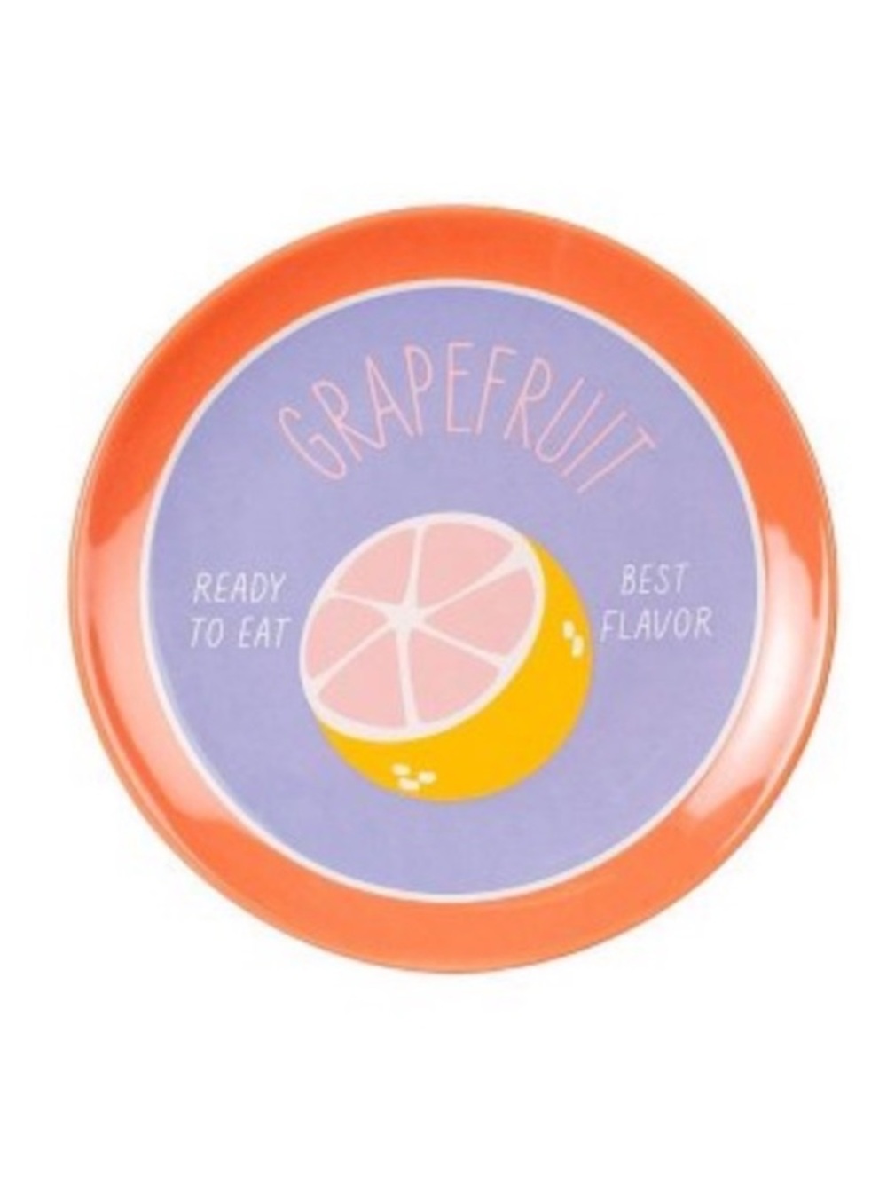 Grapefruit Decorative Ceramic Plate Target Bullseye Playground Spring 2026